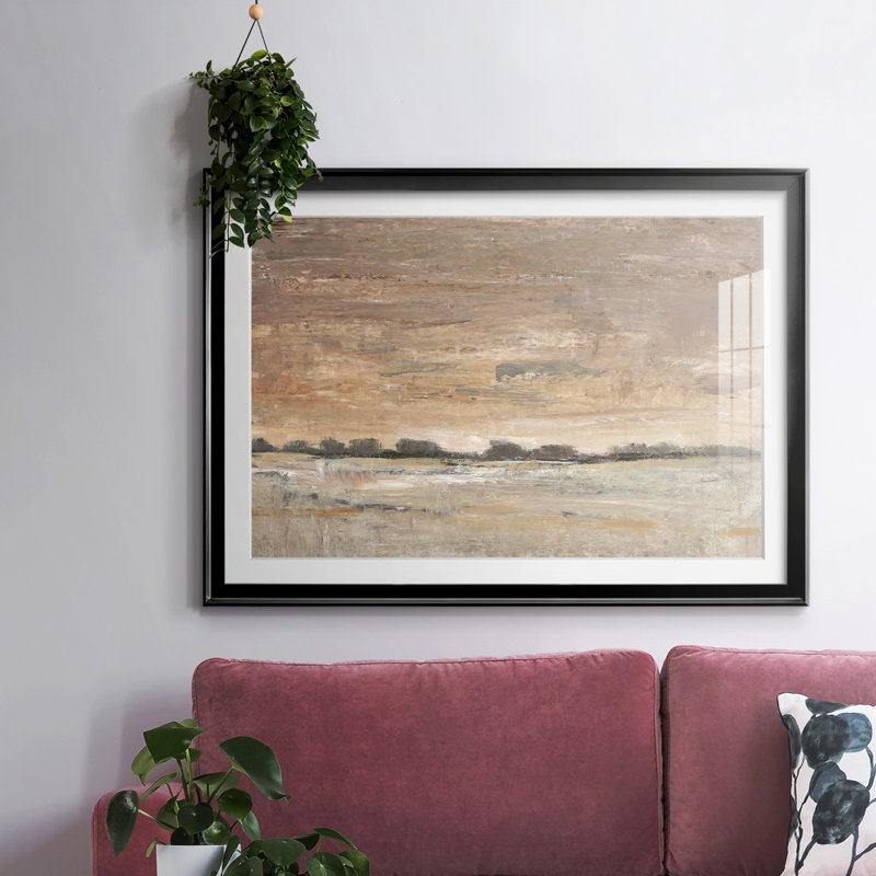 «Early Evening Light I», reproduction d'art sur papier, Noir, H 15 po x l 21 po x P 1,5 po