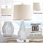 Lampe de table USB en résine Asani