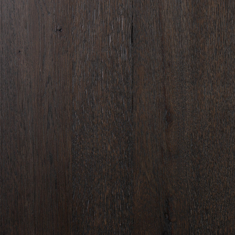 Bari Wide Cabinet, Smoked Black Resawn Oak