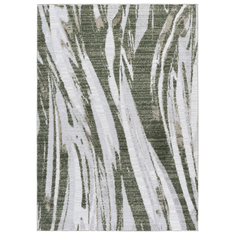 Tapis d'intérieur abstrait Wave Performance, Rectangle 9 pi x 12 pi