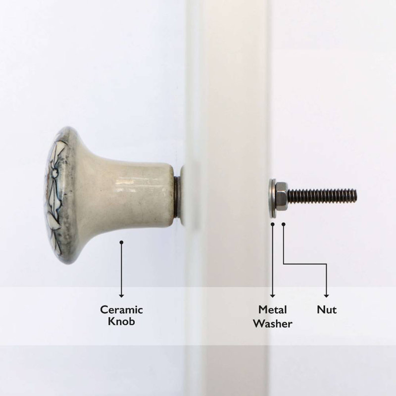 Bone 1.2" Diameter Round Knob Multipack