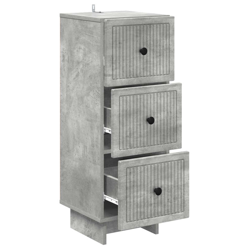 Rectangle Accent Chest, Concrete Grey