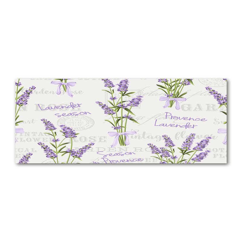 Lavender 1 Piece Wall Art on Canvas
