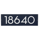 Floating Modern 4" Number Horizontal Address Plaque (5 Digits)