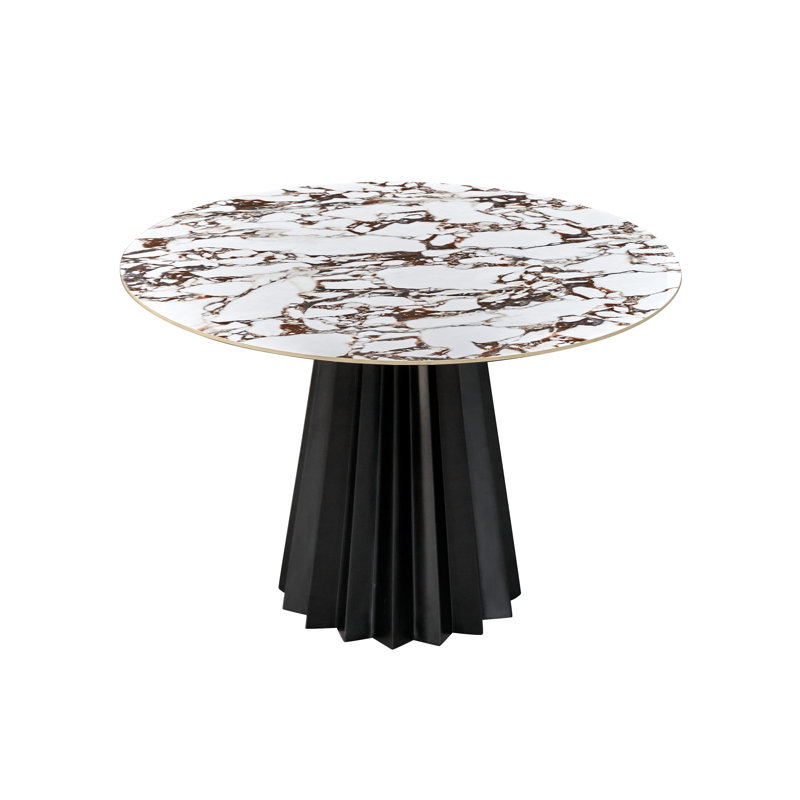  Marble 47" Round Dining Table