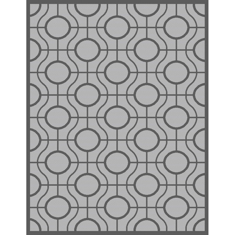Tapis intérieur / extérieur gris Arneshia