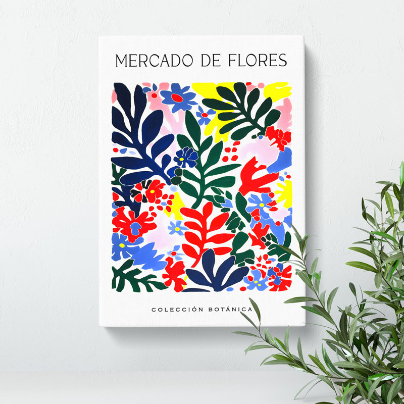 XMKTMKT-137 Botanical Flower Market Exhibition No.10 - Wrapped Canvas Print