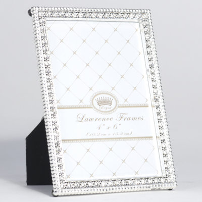 Ashtabula Silver Beaded Picture Frame