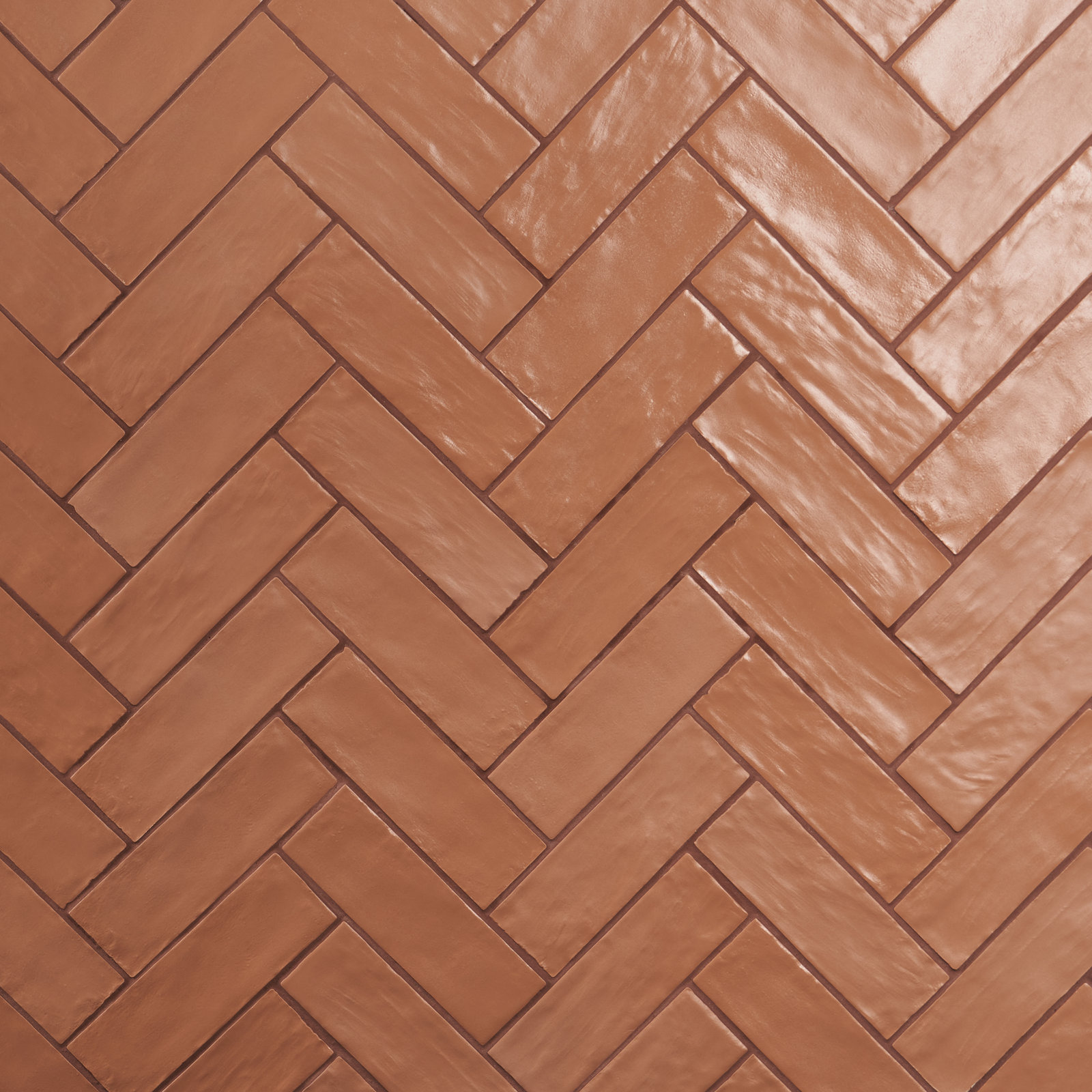 Southampton Ceramic Subway Wall Tile, Terracotta