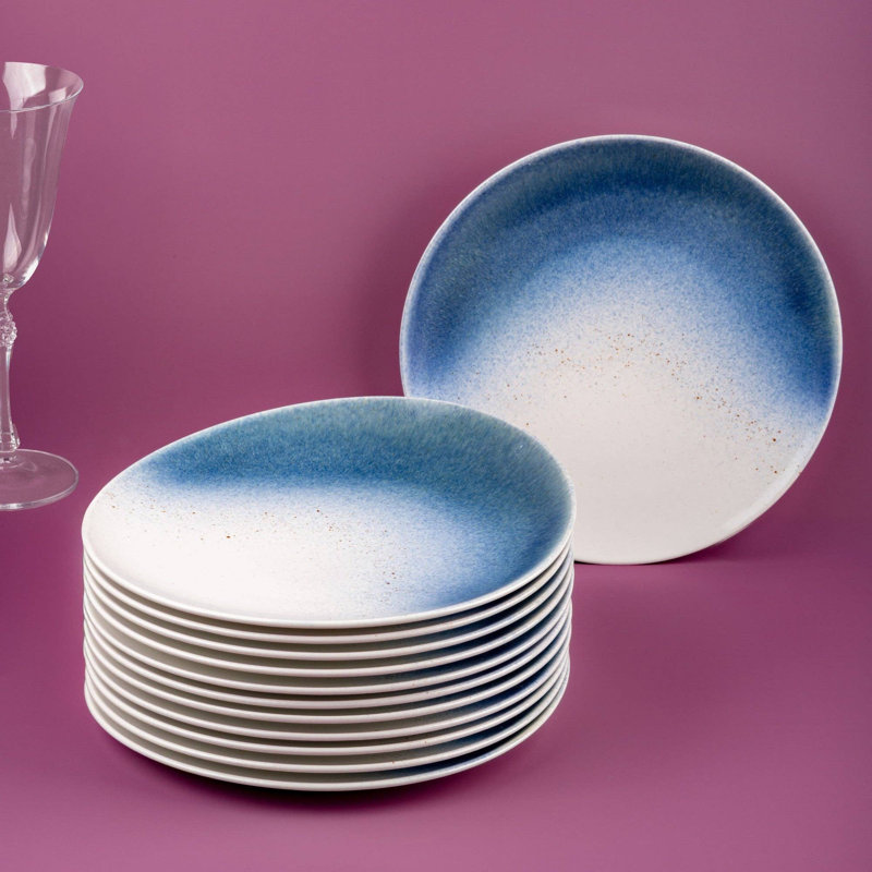 Assiette surélevée Vital Coupe en porcelaine LIR Premium, 5,91 x 5,91 x 1 po