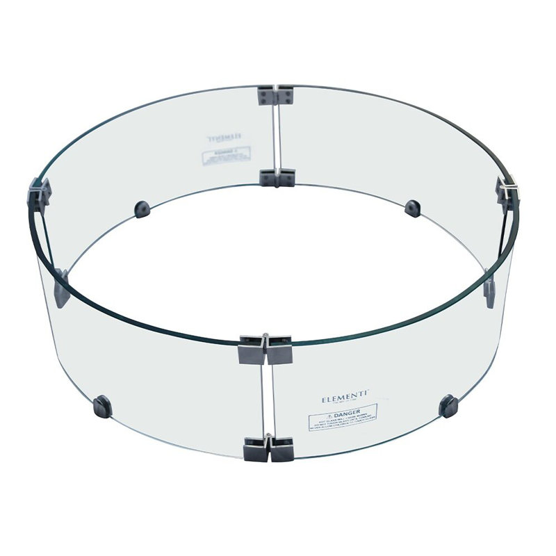 Couvercle de foyer d'extérieur Lunar, H 7 po x l 25 po x P 25 po
