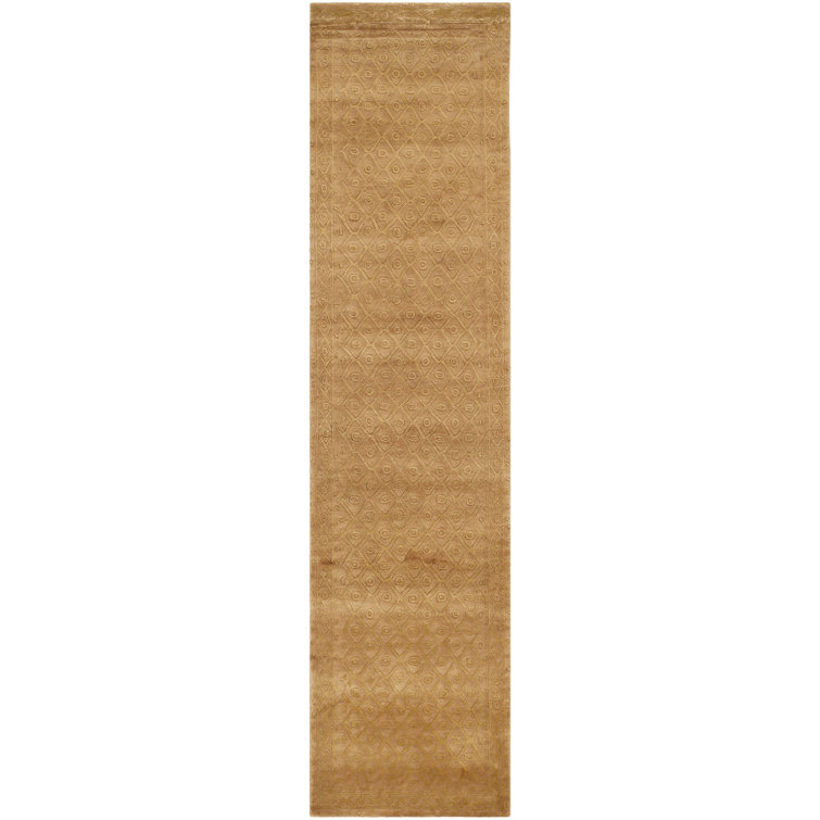 Tibetan Southwestern Area Rug in Gold