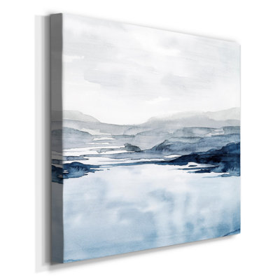 Toile tendue avec châssis Faded Horizon II-Premium - prête à être accrochée