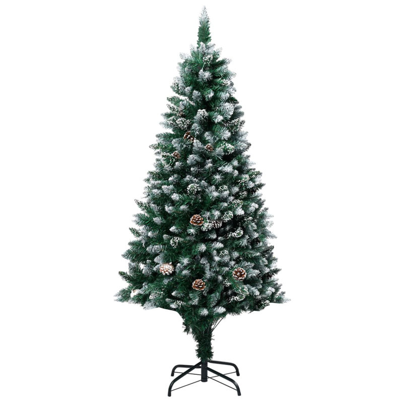 Artificial Christmas Tree with LEDs&Ball Set, 5.91ft H x 3.28ft W x 3.28ft D
