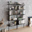 Iker 174 cm H x 60 cm W Stainless Steel Ladder Bookcase-1252873202