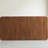 Walnut color solid oak round corner diagonal leg telescopic table