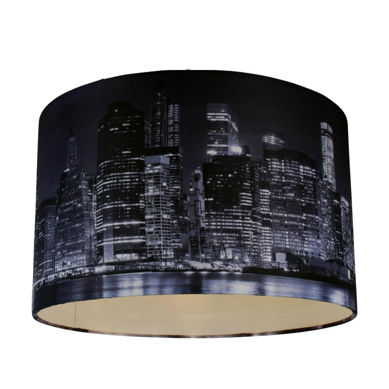 Feysal Fabric Semi Flush Mount