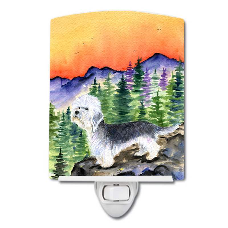 Dandie Dinmont Terrier Ceramic Night Light