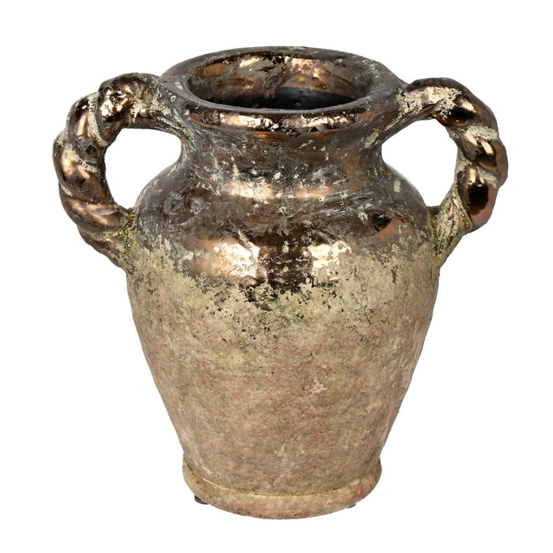 Hebron Terracotta Table Vase