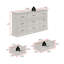 71'' W 9-Drawer Elegant Dresser & Chest