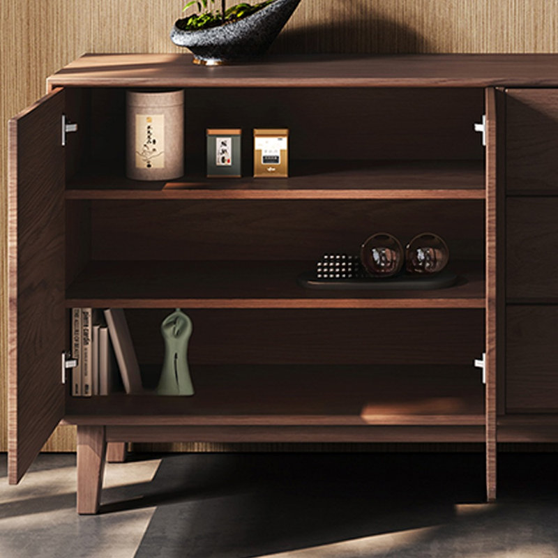 Buffet antique en bois massif