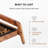 Premium Solid Wood Boot Tray Stand with Natural Coir Mat - Entryway & Mudroom Shoe Organizer-881483587-877224268-877224257