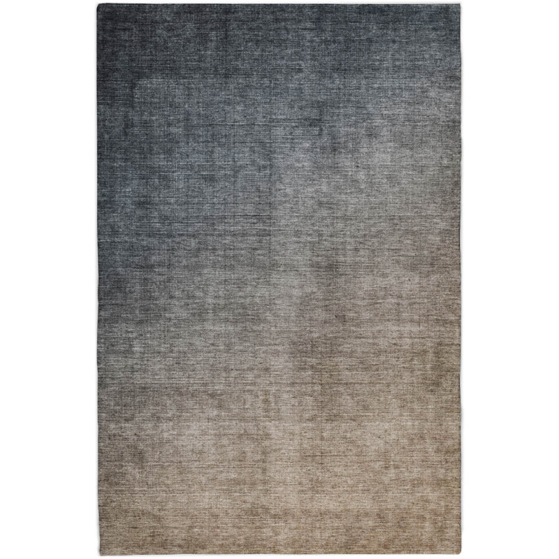 Premium Machine Washable Dream Shag ADS569 Ombre Rug, Gray, 9' x 12'