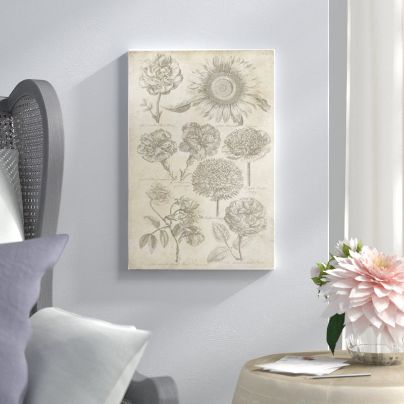 « eden antique bookplate ii », reproduction d’art, Toile, H 18 po x l 12 po x P 1,5 po