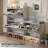 Chimira Farmhouse 24 Pair Shoe Cabinet With Bench, Motion Sensor Light & 3 Flip Drawer-342714571
