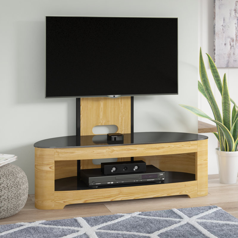 Sunterra Unfinished TV Stand for TVs up to 55", Oak