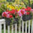 Railing Planter Box 2-Pack - 20.75-Inch Flower Boxes with Removable Drainage Inserts - 6-Gallon Outdoor Planters for Porch, Deck, or Balcony Decor, Fits Rail 3” - 4” by Pure Garden (Gray)-1622008563-1646933635