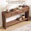 Console en bois avec 2 tiroirs, table de canapé pour le couloir, le vestibule, le salon-189378241-182365140