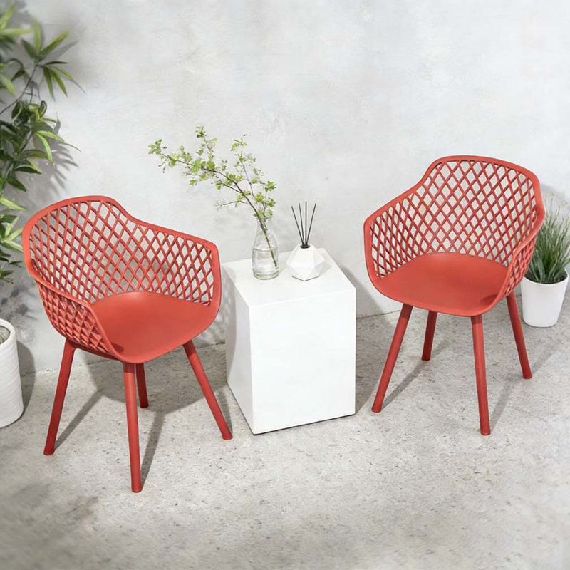 Ensemble de chaises de patio, Rouge