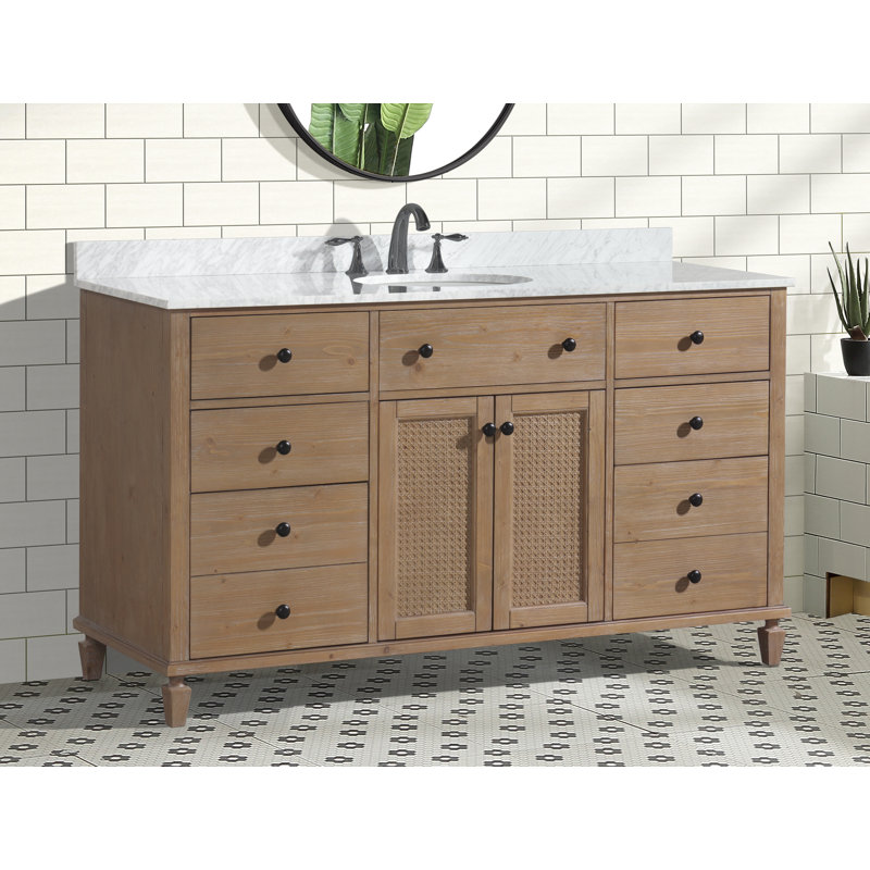 Meuble-lavabo simple autoportant de 60 po Berkely