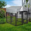 Small Dog House With Canopy - Black