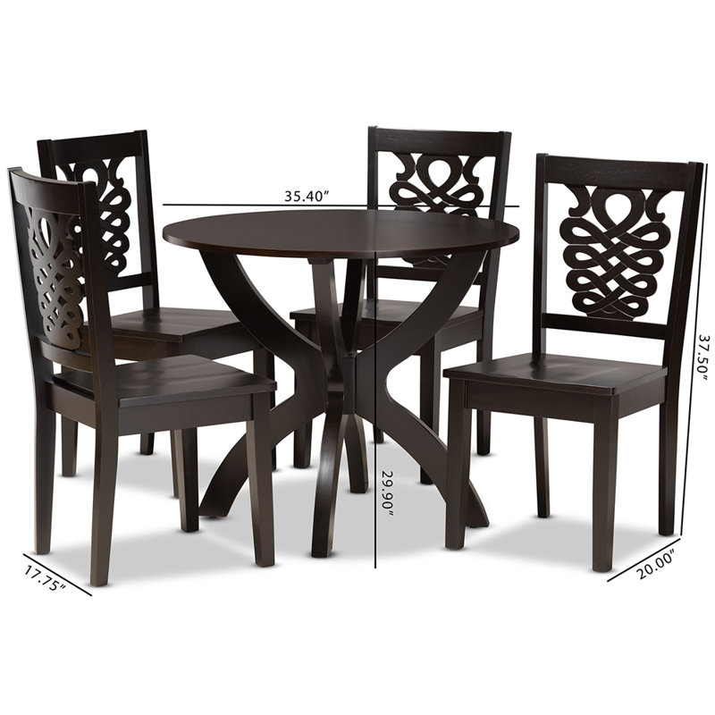 4 - Person Four Leg Dining Set