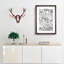 Fossils and Skeletons LXV by Oliver Goldsmith - Picture Frame Drawing Print on MDF-55724449-55724446