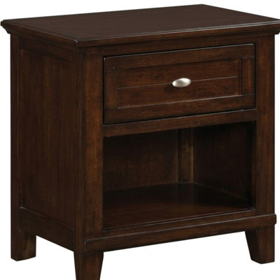 Elarisse Brown Cherry 1 Drawer 15.75 In. W Nightstand