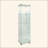 Tempered Glass Display Cabinet,Wine Cabinet,Storage Cabinet,File Cabinet,With  Battery-Powered Paipai  Light,Adjustable Floor Feet,Suitable For Uneven Ground,Can Be Placed Anywhere-828030693