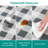 Waterproof Rectangle Checkered Vinyl Tablecloth with Flannel Backing,52" X 70" Grey White