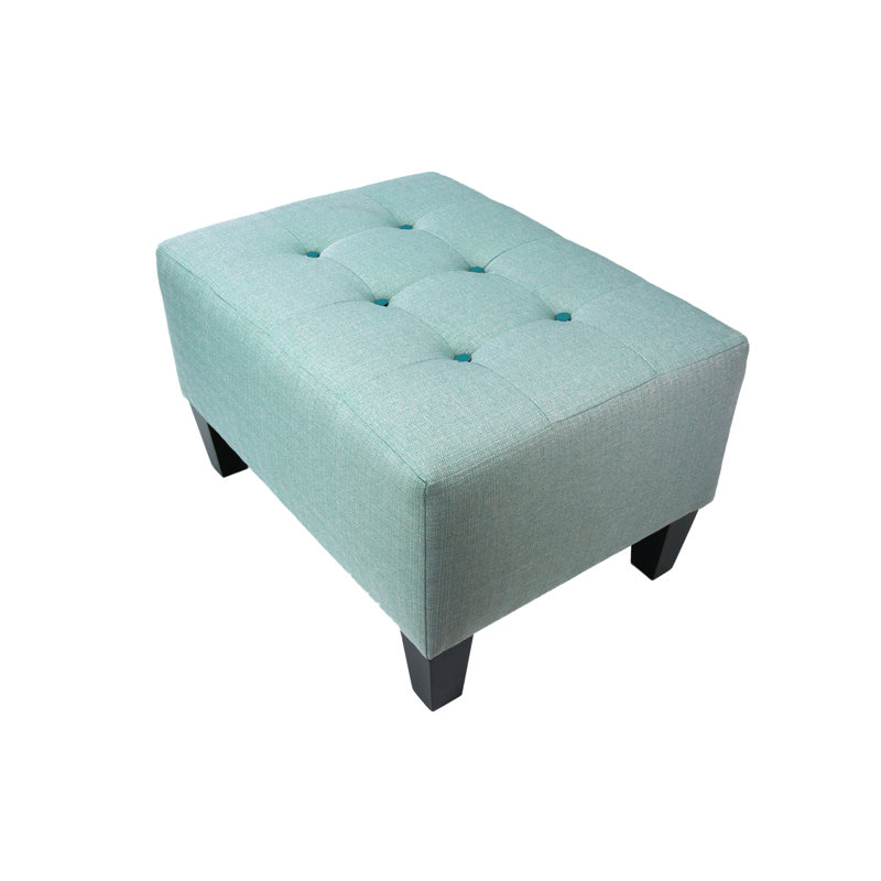 Repose-pieds Aubriella, Turquoise, Brume de mer