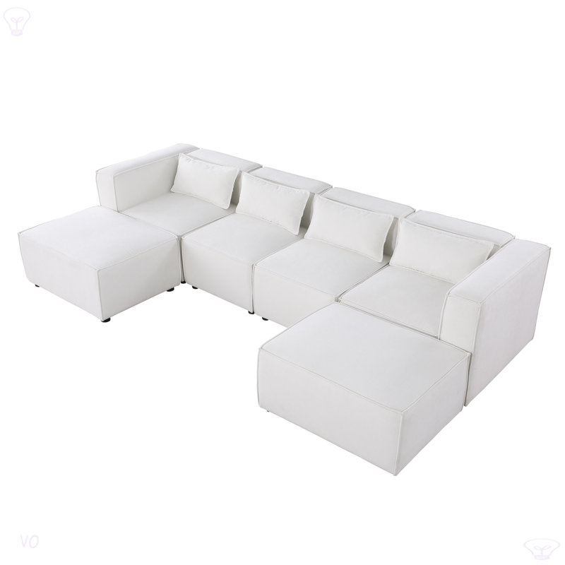 Modular Sofa  Chenille Fabric,  Simple And Grand, The Seat And Back Is Very Soft. This Is Also A KNOCK DOWN Sofa