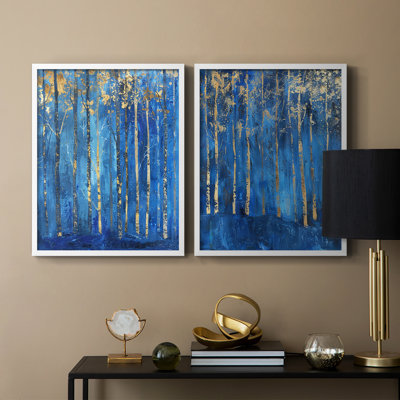 ABSTRACT Series VII - Reproduction encadrée de qualité supérieure - prêt à être accroché - aucun clou requis - aucun clou requis