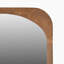 Solid Wood Square Mirror