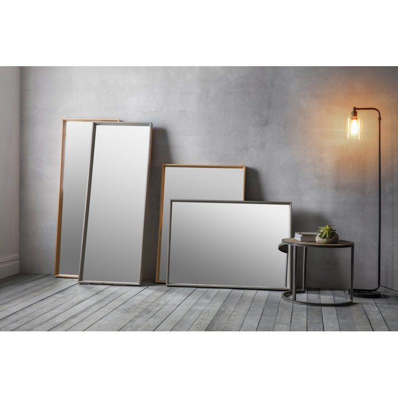 Weybridge Wood Flat Mirror, 104.5cm H x 74cm W, Oak