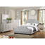 Grand lit gris en polyfibre grise avec tête de lit moderne et élégante-1539532709-1539532706