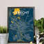 Utrecht City Map - No Frame Print-620623210