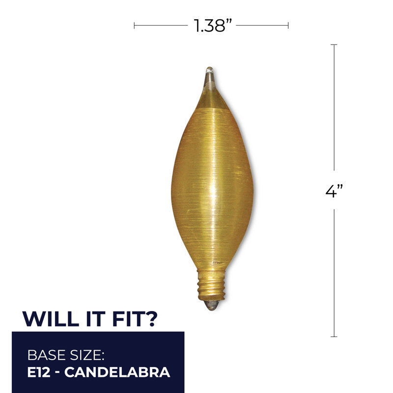25 Watt, Amber T3 Incandescent Dimmable Light Bulb