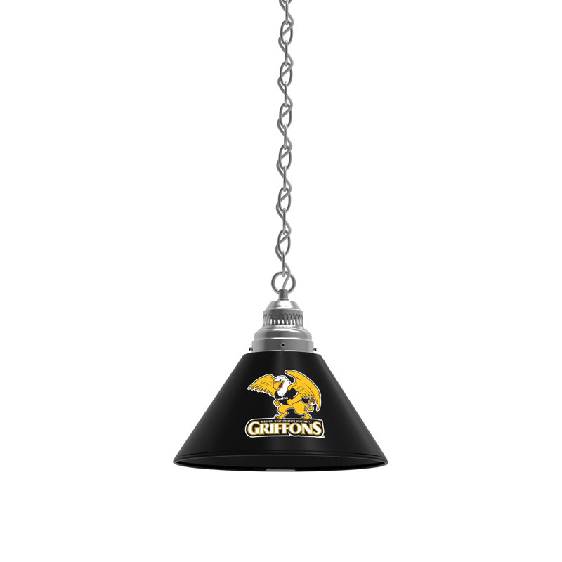 1 - Light Single Pendant, Chrome, VMI Keydets