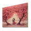 Couple Love Under The Tree II - Paysage romantique sur bois-1855015578